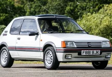 Hot hatch Peugeot 205 GTI milik Mr Bean untuk dijual
