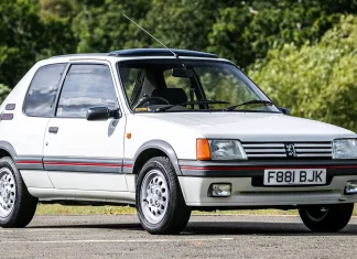 Hot hatch Peugeot 205 GTI milik Mr Bean untuk dijual