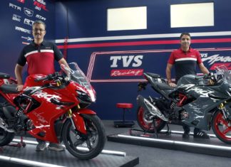 TVS Apache RR 310 rasmi lancar di India, harga RM13k