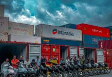 Geng motor Sarawak, Sabah pos motor guna kontena sertai himpunan Yamaha RXZ Members 6.0