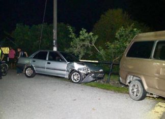 Budak 10 tahun pandu kereta bawa anak jiran terbabas