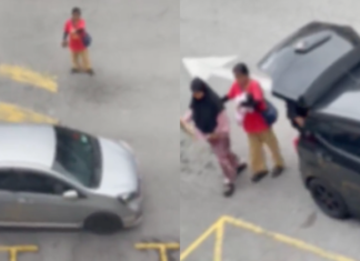 Parkir berlapis, wanita terpaksa naik Grab jemput anak baru bersalin