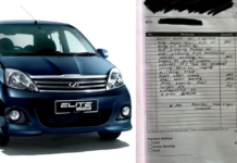 Wanita kongsi kos servis Perodua Viva lebih RM6,000