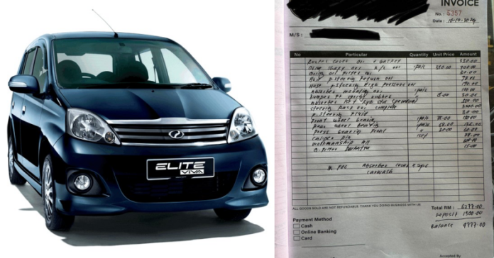 Perodua Viva servis