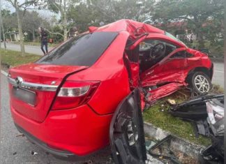 Doktor dan anak cedera parah dirempuh SUV dipandu remaja