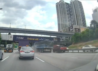 Masalah brek punca treler langgar lapan kenderaan