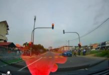 Viral: Polis tahan pemandu Myvi langgar pelajar depan sekolah