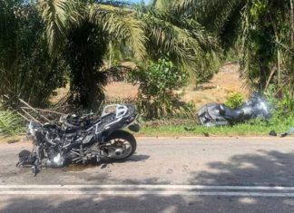 Penunggang motosikal berkuasa tinggi maut langgar kereta arah bertentangan