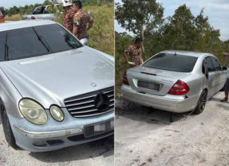 Mayat lelaki ditemui dalam Mercedes E200