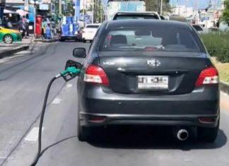 Enggan bayar petrol RM65, pemandu Vios larikan diri dengan nozel