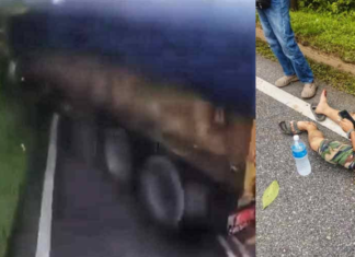 Pemandu lori berdepan detik cemas lori tiba-tiba mengundur ketika daki bukit