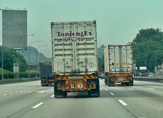 Kenderaan barangan dilarang guna jalan raya selama empat hari