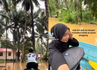 Tular: Pelajar UMP sanggup naik sampan redah banjir demi siapkan tugasan