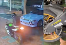 Pekerja baru rembat Kawasaki Ninja ZX-6R, salin komponen asli