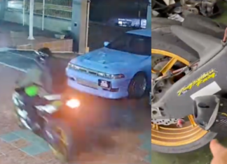 Pekerja baru rembat Kawasaki Ninja ZX-6R, salin komponen asli