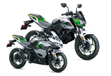 Kawasaki Jepun umum barisan motor elektrik e-1 (2025)