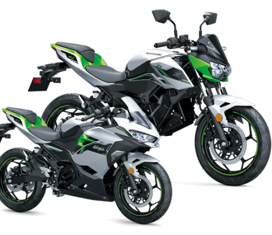 Kawasaki Jepun umum barisan motor elektrik e-1 (2025)