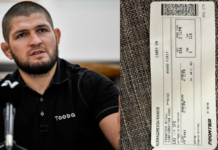 “Dilayan kasar dan tidak tahu kesalahan dihalau keluar dari pesawar,” Khabib