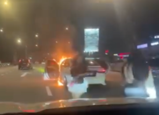 Perselisihan faham, punca suami simbah petrol, bakar Toyota Vios