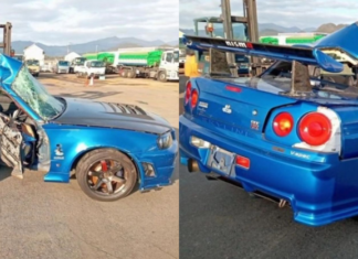 Walaupun ‘total loss’, harga bidaan R34 dibida pada harga tinggi RM170k