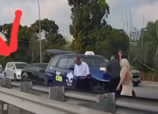 Mengamuk kereta dilanggar, wanita ‘naik tangan’ pada pemandu teksi