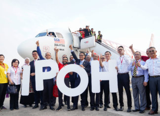 Perak tidak dimaklumkan penggantungan penerbangan Ipoh-Singapura