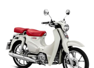 Honda Super Cub C125 “The Craftpiece”, warna putih merah elegan!