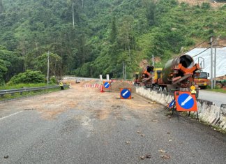 Jalan Gua Musang-Lojing dibuka kepada kenderaan ringan