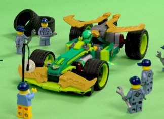 Tayar Lego kini diperbuat daripada jaring ikan, minyak enjin & tali yang dikitar semula