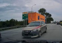 Tular: Polis kesan pemilik Proton Saga pandu lawan arus