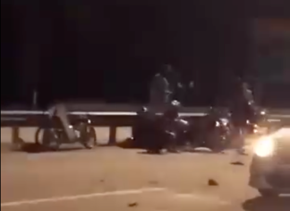 Remaja maut, tujuh cedera ketika berkonvoi