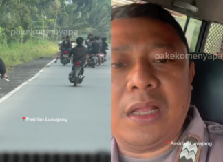 Ejek polis ketika merempit, hujungnya menangis setelah ditangkap