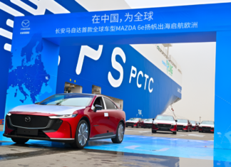 Penghantaran kumpulan pertama Mazda 6e berlepas ke Belgium