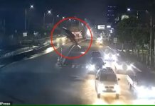 Keliru guna Google Maps, BMW 3 Series terjun jejambat tidak siap