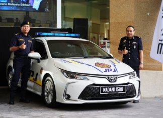 JPJ terima Toyota Corolla Altis untuk kegunaan penguatkuasaan