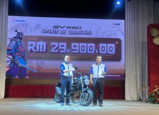Suzuki Malaysia perkenal SV650 ‘Spirit of Samurai’, harga RM30k