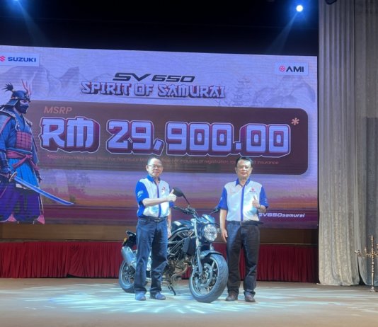 Suzuki Malaysia perkenal SV650 ‘Spirit of Samurai’, harga RM30k