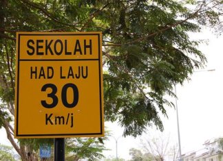 Kerajaan akan gazetkan had laju maksimum 30 km/j di kawasan sekolah