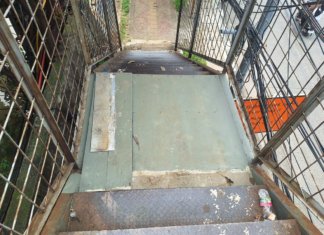 Tiga kali dicuri, PBT ganti plat besi jejantas pejalan kaki dengan papan