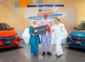 13 orang pelajar baharu UNITAR dapat hadiah istimewa Perodua Axia