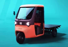 Fiat Tris: Trak kerja tiga roda berkuasa elektrik yang boleh bergerak sejauh 90 km
