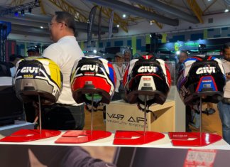 #MAS2025: Givi Malaysia rasmi lancar helmet M37.0 Grande & kotak Ultimo