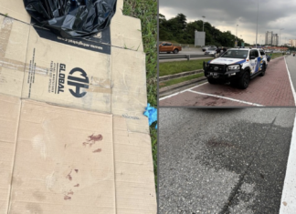 Wanita maut tercampak dari van di Kesas