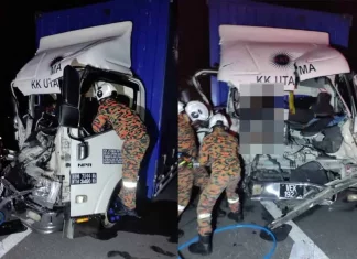 Pemandu maut, lori rempuh treler di lebuh raya WCE