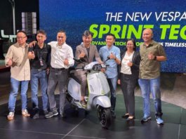 #MAS2025: Vespa Sprint Tech 2025 dilancar – panel TFT baharu, 12hp, ABS, RM23k