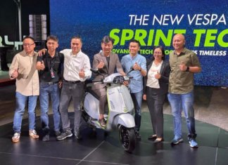 #MAS2025: Vespa Sprint Tech 2025 dilancar – panel TFT baharu, 12hp, ABS, RM23k