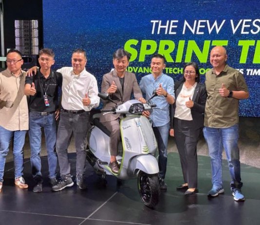 #MAS2025: Vespa Sprint Tech 2025 dilancar – panel TFT baharu, 12hp, ABS, RM23k