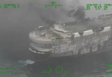 Kapal Morning Midas karam di Lautan Pasifik selepas tiga minggu terbakar