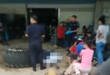 Lelaki maut terkena tayar meletup ketika isi angin