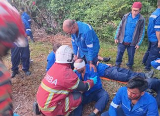 Bas kilang terbalik, 33 pekerja warga asing cedera